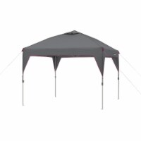 CORE Instant Canopy 10 x 10 Foot Outdoor Pop Up Shade Canopy Shelter Tent, Gray