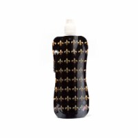 Zees Creations CB1026 Fleur De Lis Pocket Bottle With Brush