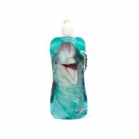 Zees Creations CB1039 Dolphin Pocket Bottle With Brush