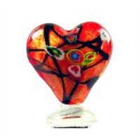 Zees Creations 14021 Glass Wine Bottle Red Heart