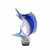 Zees Creations 14107 Sailfish Glass Wine Bottle Stopper