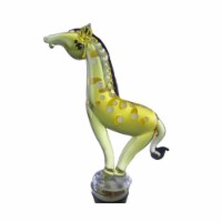Zees Creations 14305 Glass Wine Bottle Giraffe