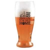 Zees Creations ED1003-D5 You Are Not Drinking Alone If the Dog is Home Ever Drinkware Beer Tu