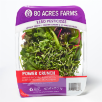 80 Acres Farms Power Crunch Salad Blend Mix with Lettuce Kale Chard & Microgreens