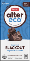 Alter Eco Organic Deep Dark Blackout Chocolate Bar Perspective: Main