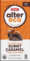 Alter Eco Organic Deep Dark Salted Burnt Caramel Chocolate Bar