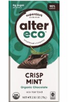Alter Eco® Crisp Mint Superdark Organic Chocolate Bar Perspective: Main