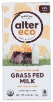 Alter Eco Organic Grass Fed Milk Chocolate with Rice Crunch