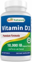 Best Naturals Vitamin D3 10000 IU Softgel, 240 Count