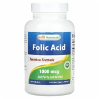 Best Naturals Folic Acid 1000 mcg (Vitamin B9), 240 Tablets