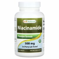 Best Naturals Niacinamide 500mg 240 Tablets (Suitable for Vegetarian) - Non-Flushing Form of