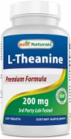 Best Naturals L-Theanine 200mg per Tablet (400mg per 2 Tablets) - Promotes Relaxation Without