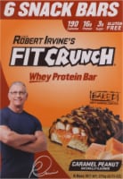 Robert Irvine's Fit Crunch® Caramel Peanut Protein Bars Perspective: Main
