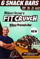 Robert Irvine's Fit Crunch Mint Chocolate Chip Whey Protein Bars