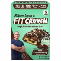 Robert Irvine's Fit Crunch® Mint Chocolate Chip Protein Bars