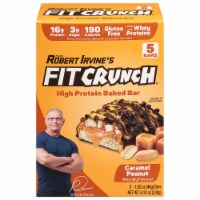 Robert Irvine's Fit Crunch® Caramel Peanut Protein Bars