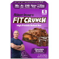 Robert Irvine's Fit Crunch® Chocolate Brownie Protein Baked Bar Multipack Perspective: Main