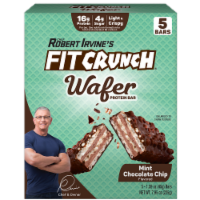 Fitcrunch® Wafer Protein Bar Mint Chocolate Chip Multi-Pack Perspective: Main