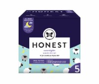 The Honest Company Clean Conscious Diapers Sleepy Sheep Overnight Diapers Size 5 (27+ lbs)