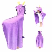 Bright Eye Blanket- Purple Unicorn