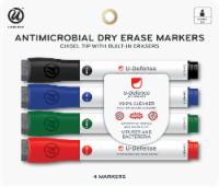 U Brands Antimicrobial Dry Erase Markers - Assorted Perspective: Main