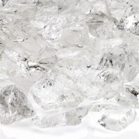 American Fireglass CG-ICE-M-10 Ice Recycled Fire Pit Glass - Medium, 10 lbs