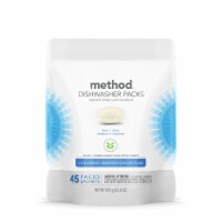 METHOD Power Dish Dishwasher Detergent Packs Free + Clear Perspective: Main
