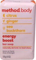 Method Body Energy Boost Citrus Ginger & Sea Buckthorn Bar Soap