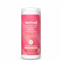 Method® Pink Grapefruit All-Purpose Compostable Cleaning Wipes