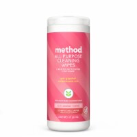 METHOD All-Purpose Cleaning Wipes Pink Grapefruit Perspective: Main