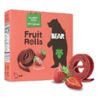 BEAR Apple-Pear Strawberry Fruit Rolls