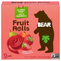 BEAR Apple-Pear Strawberry Fruit Rolls