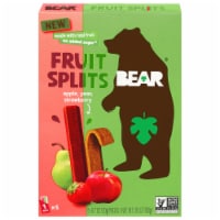 BEAR® Apple Pear Strawberry Fruit Splits Perspective: Main