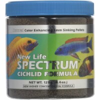 New Life International 817987021221 2.8 oz Cichlid Sinking Pellets Fish Food, Regular