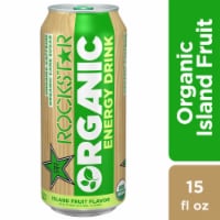 Rockstar® Island Fruit Energy Drink Can Perspective: Main