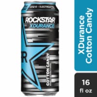 Rockstar® XDurance Cotton Candy Energy Drink Can Perspective: Main