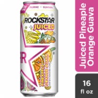 Rockstar® Juiced Pineapple Orange Guava Energy Drink Can Perspective: Main