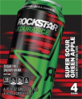 Rockstar Xdurance Super Sour Green Apple Energy Drink Perspective: Main