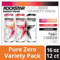 Rockstar Pure Zero Energy Drink Variety Pack