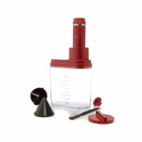 3-in-1 Wolfgang Puck Electric Spiralizer With 3 Blades Red