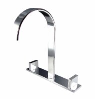 Fresca Widespread Mount Bathroom Vanity Faucet - Chrome