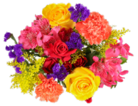 Above and Beyond Fresh Flowers Bouquet Perspective: Main