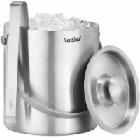 Starcrafts 72286 Stainless Steel Double Wall Ice Bucket with Lid 2 Liter