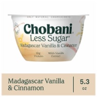 Chobani® Madagascar Vanilla Cinnamon Less Sugar Low Fat Greek Yogurt Cup