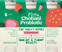 Little Chobani Probiotic Kids' Strawberry Lowfat Yogurt Drinks Perspective: Main
