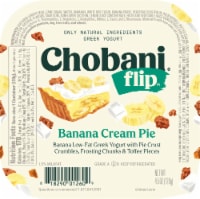 Chobani® Flip® Banana Cream Pie Low-Fat Greek Yogurt Perspective: Main