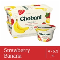 Chobani® Strawberry Banana on the Bottom Low Fat Greek Yogurt Cups