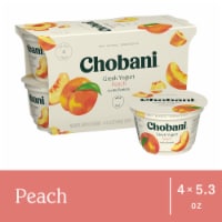 Chobani® Peach on the Bottom Nonfat Greek Yogurt Cups