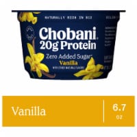 Chobani® 20G Protein Lowfat Greek Yogurt Vanilla 6.7oz Perspective: Main