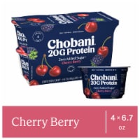 Chobani® 20G Protein Lowfat Greek Yogurt Cherry Berry Perspective: Main